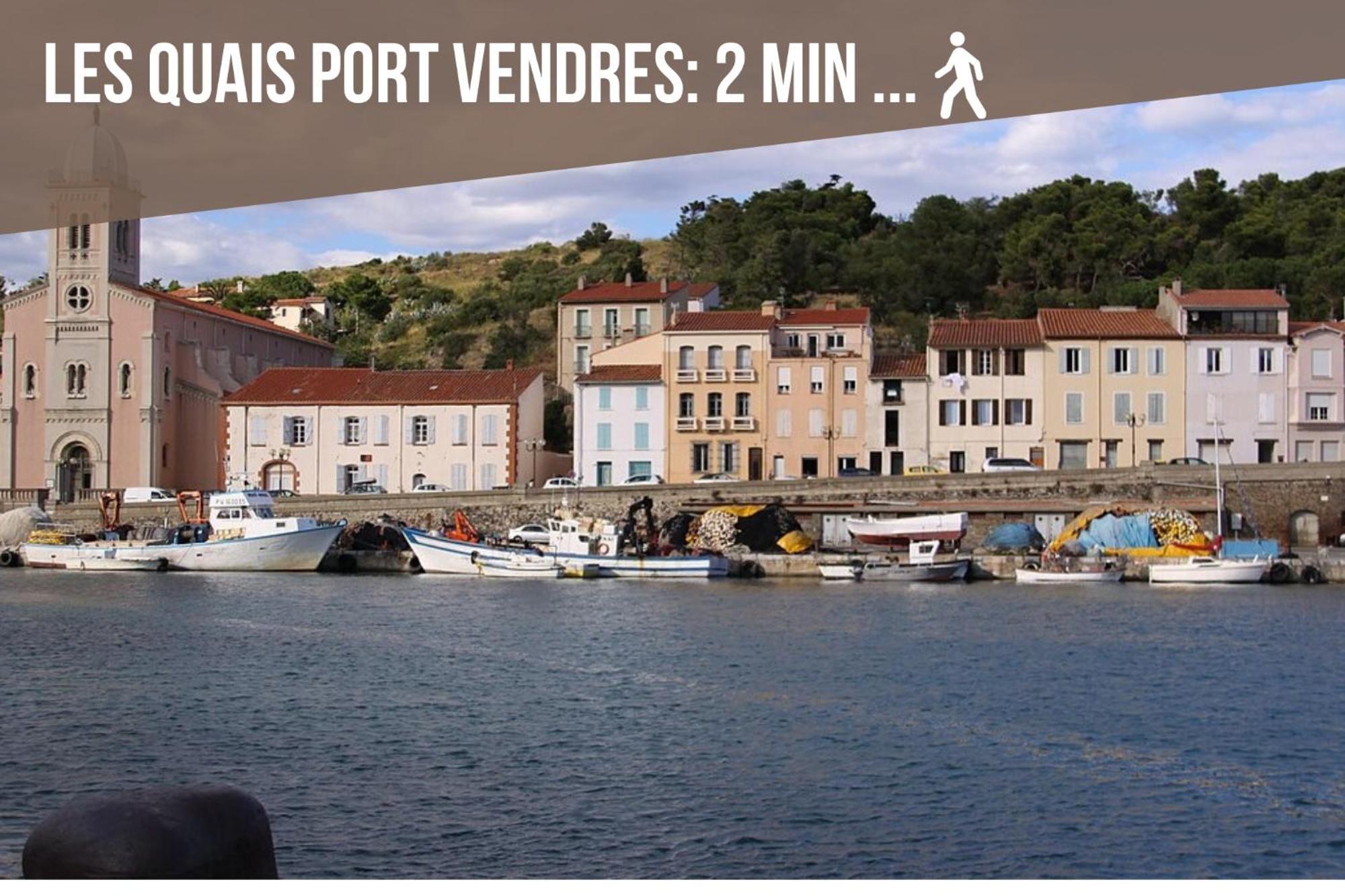 Le Belveze, Emplacement Central Et Calme Port Vendres Exterior photo
